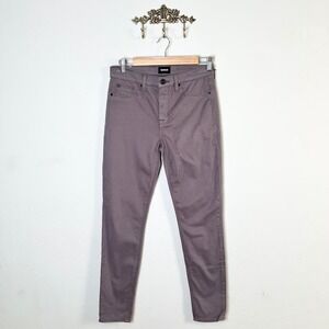 Hudson Nico Mid Rise Super Skinny Ankle Jeans Umber Taupe Size 28 WMA407SMT NWT